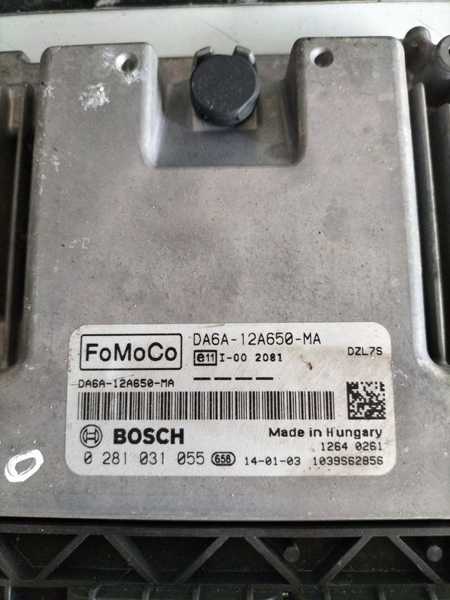 Centralita motor Ford Fiesta VI 1.5D
Referencia original  Bosch : 0281031055
Referencia original  Ford : DA6A-12A650-MA