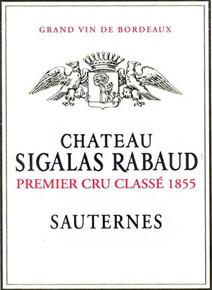 Chateau Sigalas Rabaud 2003 Premier Grand Cru Classe