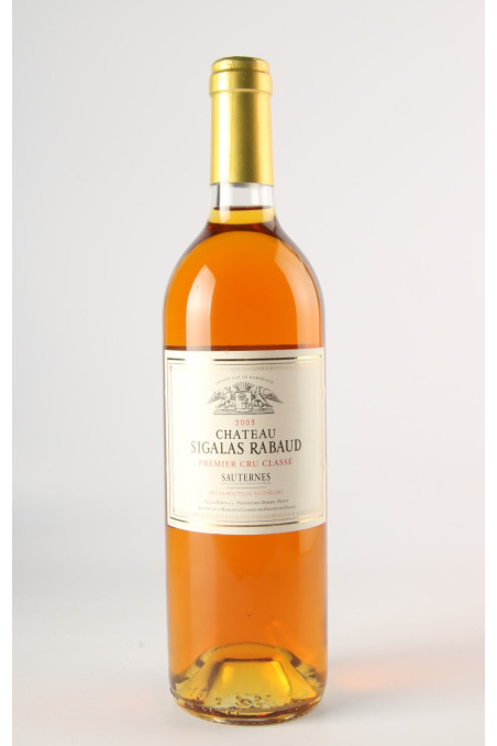Chateau Sigalas Rabaud 2003 Premier Grand Cru Classe