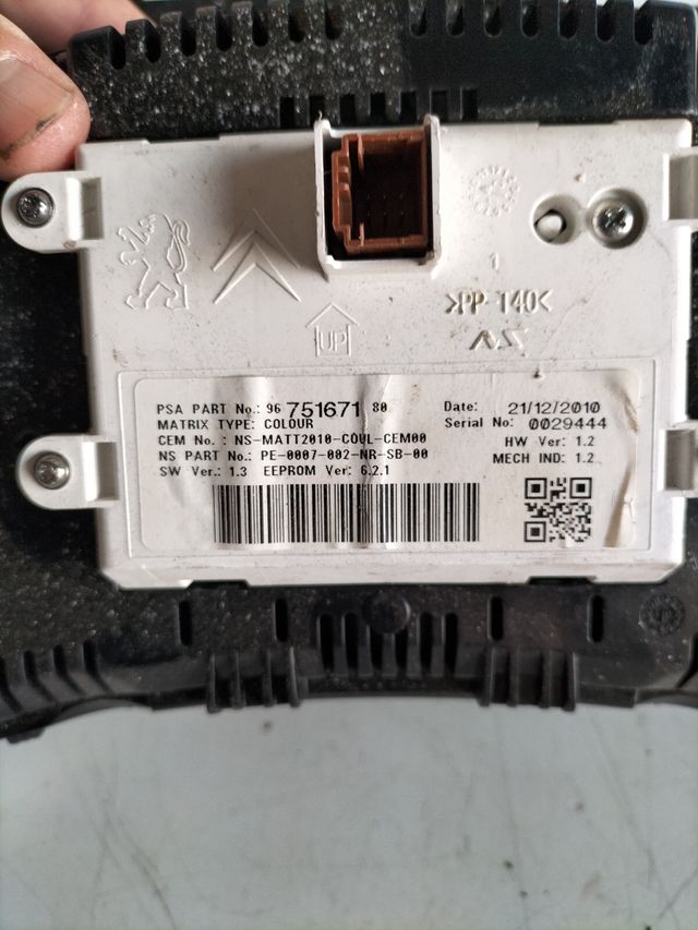 Cuadro de instrumentos Citroën C4 II