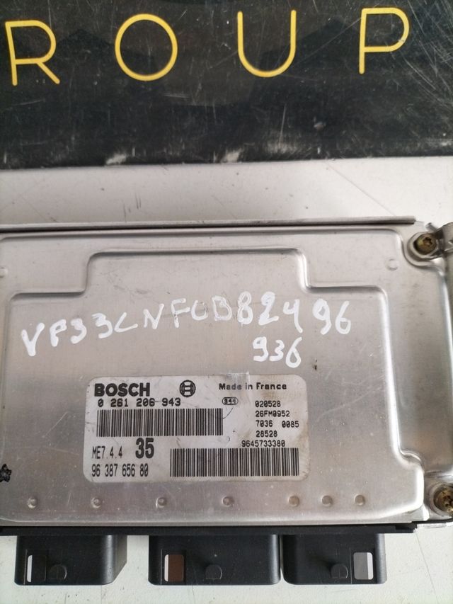 Centralita electronico Peugeot / Citroen
Referencia original PSA : 9638765680
Referencia Bosch : 0261206943