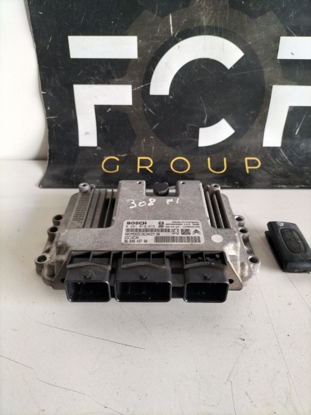 Centralita motor Peugeot Citroën + Plip
Referencia original : 9664843780
Referencia Bosch : 0281013872 EDC16C34