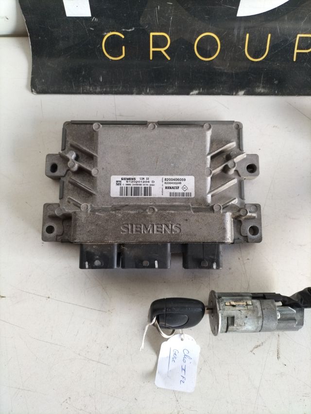 Centralita electronico Renault + PLIP e liave ref : 8200406059-8200400246
Siemens SIM32 REF : S120201204
