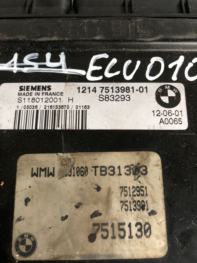 Centralita motor siemens bmw / mini s118012001