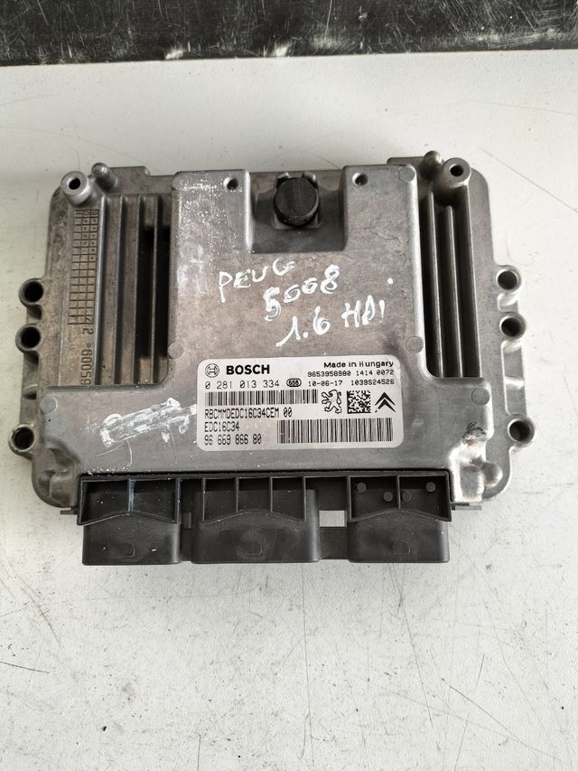 Centralita motor Peugeot Citroën Referencia Bosch : 0281013334 Referencia original : 9666986680