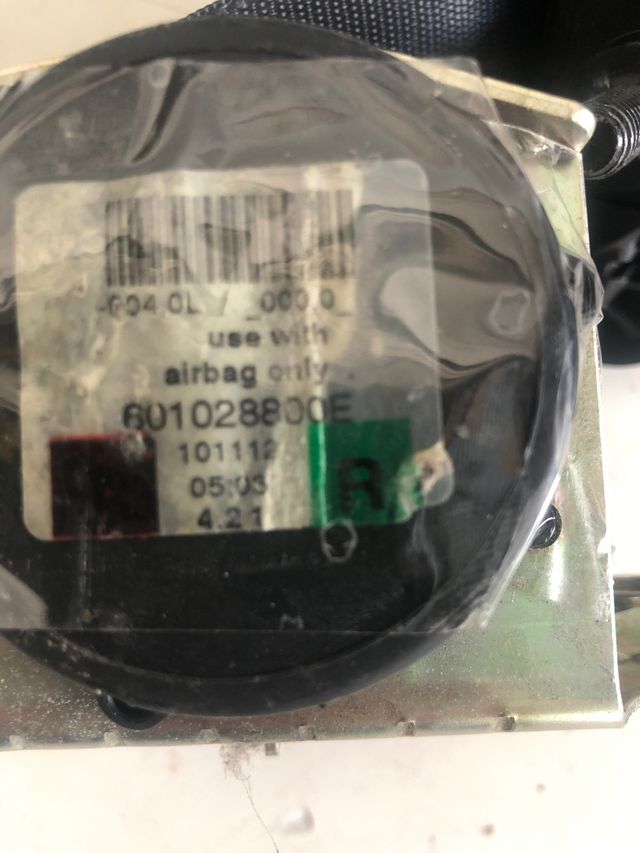 CINTURON SEGURIDAD DELANTERO DERECHO MINI (R50,R53, R57) (2001 - 2014) Referencia original : 601028800E