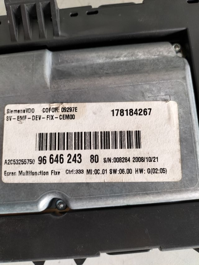 Cuadro de instrumentos Citroën C4 Gand picasso