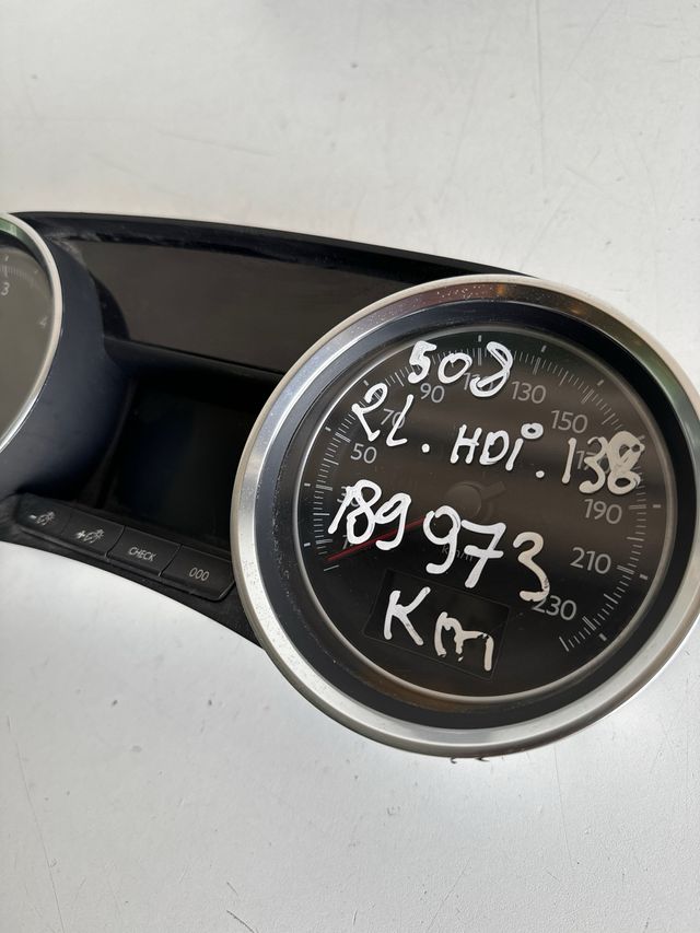 Cuadro de instrumentos Peugeot 508 2.0 9678565980