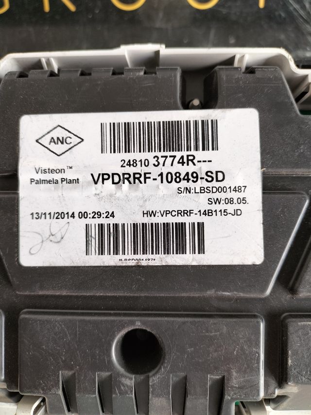 Cuadro de instrumentos Renault Trafic 3  referencia original : 248103774R