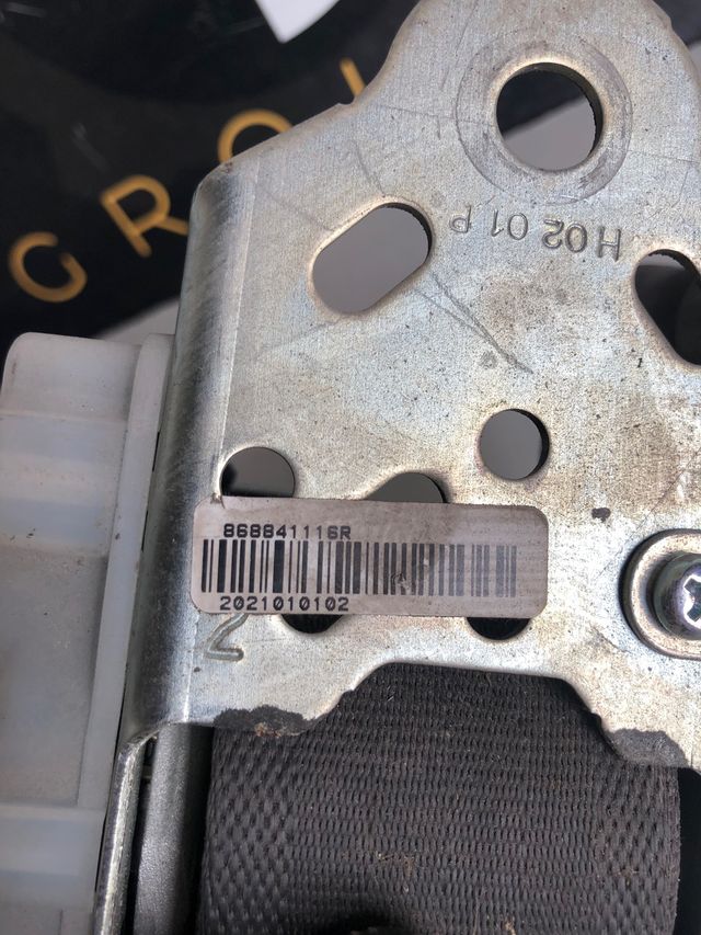 Cinturón de seguridad delantero derecho Renault koleos Referencia original : 868841116R