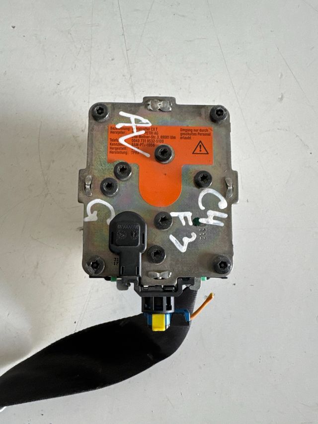 Cinturon de seguridad delantero izquierdo Citroen C4 2010-2018 Referencia original : 96871491XX