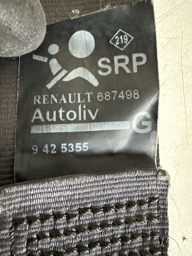 Cinturon de seguridad delantero izquierdo Renault espace IV fase 2 Referencia original : 8200687498