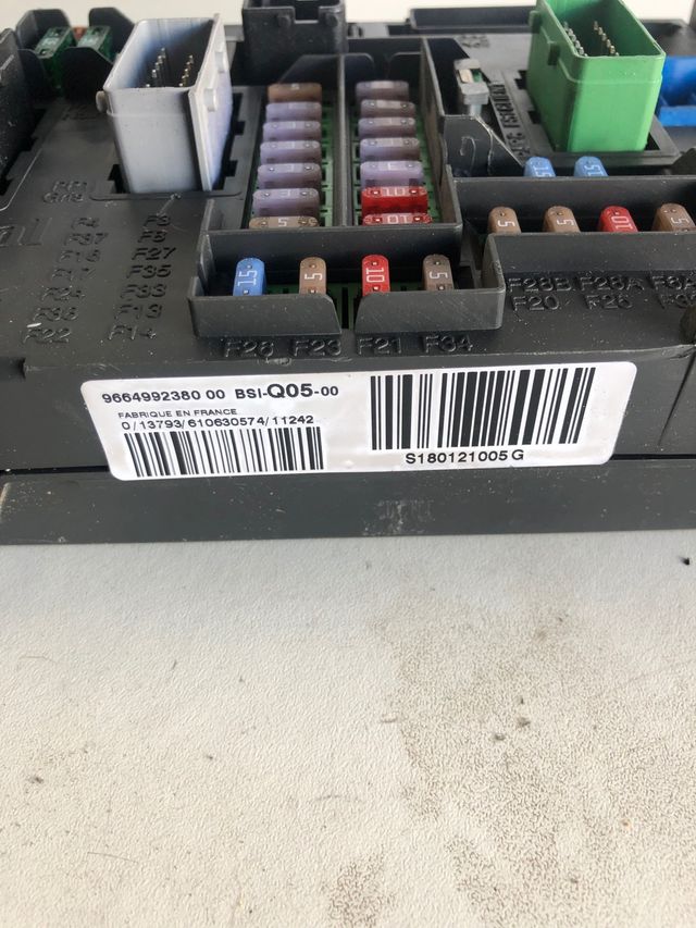 Kit de arranque Peugeot 508 2.0 HDI ECU Delphi ref : 9666375980 / 9678250480