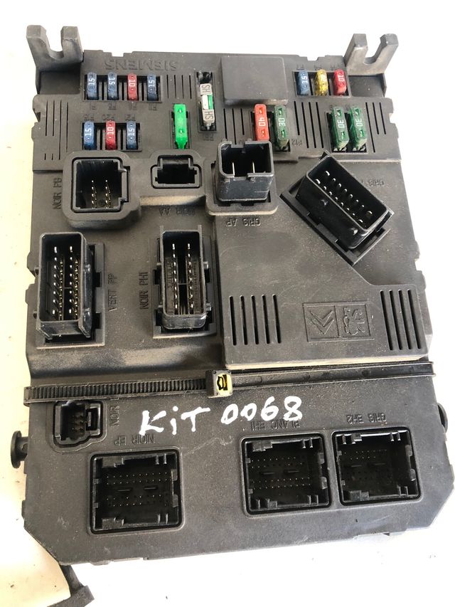 Kit de arranque Peugeot 206 1.4 16V Gasolina ECU Bosch Referencia : 026207477 / Referencia original : 9643218980 / BSI  Referencia : 9646777380 / S118085210
