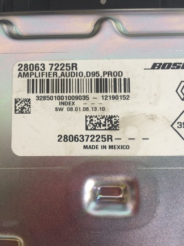 Sistema audio (amplifier) Bose Referencia original : 280637225R