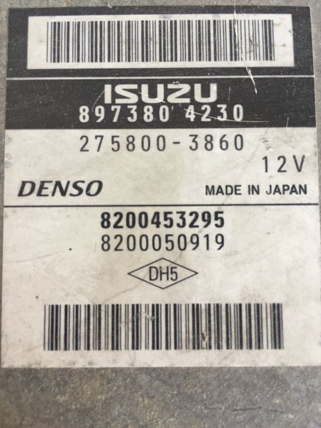Centralita ECU Isuzu /Renault 3.0l diésel