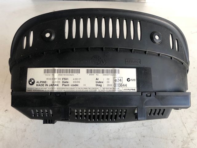 Display navegación bmw seria  E60 - E90       
referencia original : 65826957342