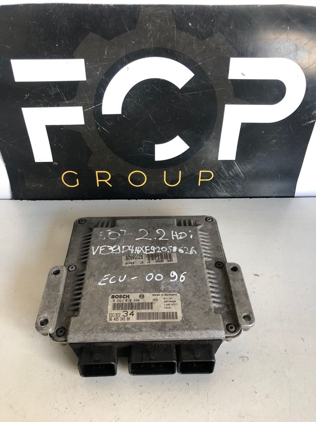 Centralita motor Peugeot 607
Referencia original : 9645534380
Referencia Bosch : 0281010880