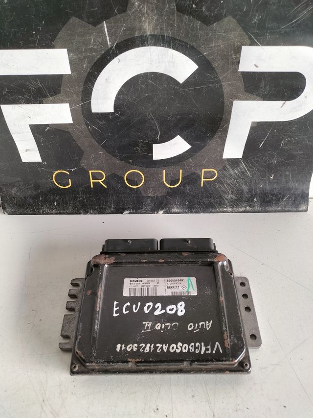 Centralita motor Renault Referencia original : 8200046491 - 7700114024  /Referencia siemens : S110010303 Sirius 32  Renault clio automatica 1.4 gasolina