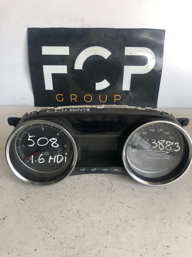 Cuadro de instrumentos Peugeot 508 1.6 hdi                                referencia original :  9678565980 / 9800420280                                       83883 km