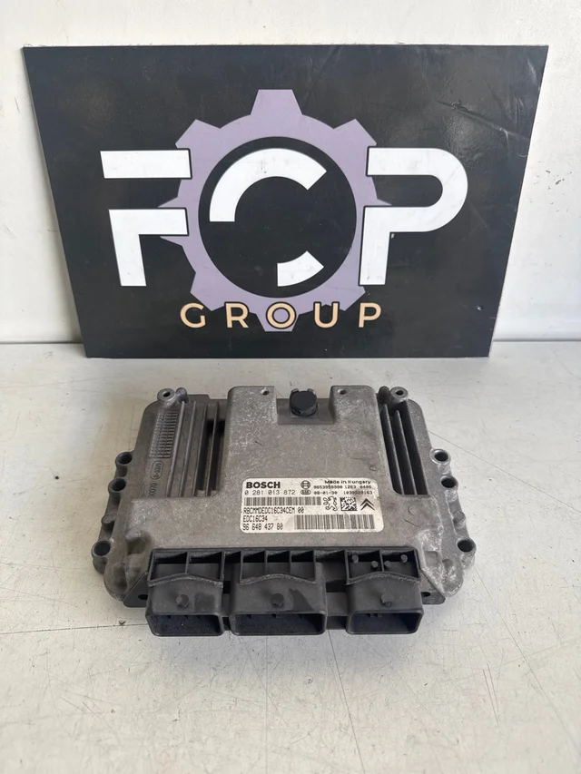 Centralita motor Citroen Peugeot 1.6 HDI EDC16C34 Referencia Bosch : 0281013872