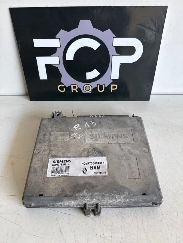 Centralita motor Renault R19 1.8 16V Gasolina Referencia original : 7700857526 - 7700860285 Referencia Siemens : S101715101
