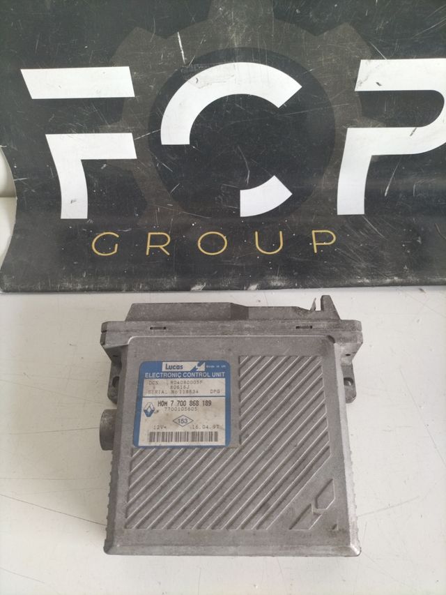 Centralita motor Renault 1.9 Dti Lucas electronic control unit Referencia original : 7700868189 - 7700105605