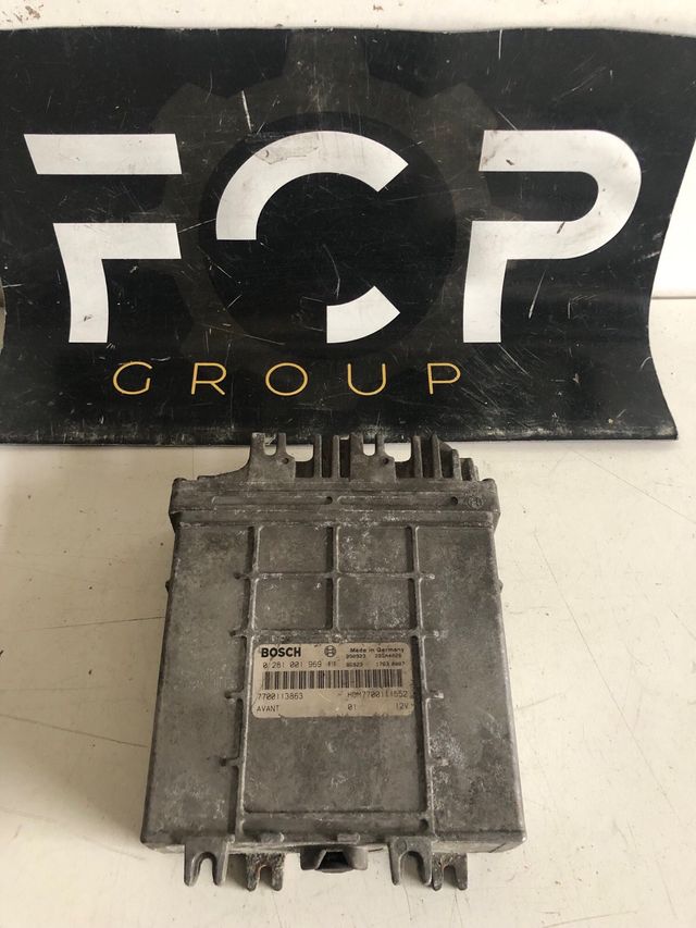 Centralita motor Renault 1.9 DTI Ref : 7700111552 - 7700113863 Referencia Boch : 0281001969