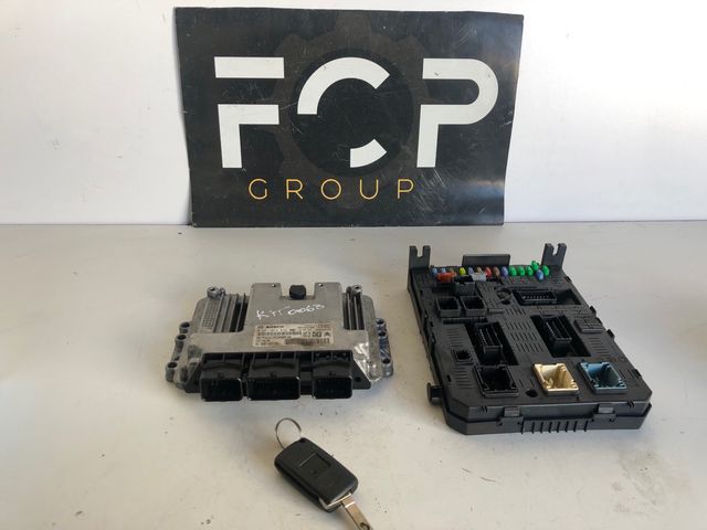 Kit de arranque Citroen Berlingo / Peugeot Partner 1.6 HDI ECU  Referencia Bosch  : 0281013872 / Referencia original : 9664843780 Bsi Referencia : 9664058980 - 966405898002