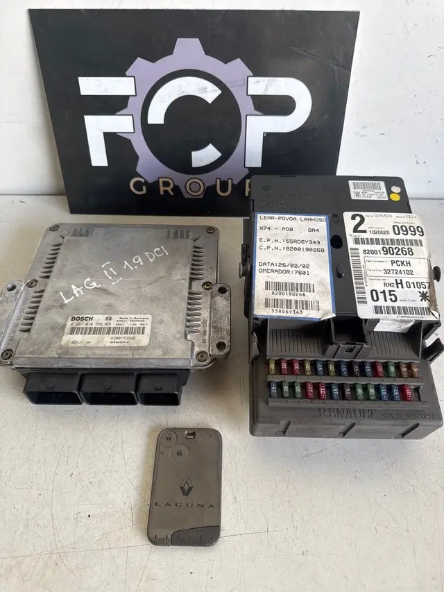 Kit de arranque para Renault Laguna 1.9 DCI. Centralita motor Referencia original : 8200153946 Centralita motor Referencia Bosch : 0281010556