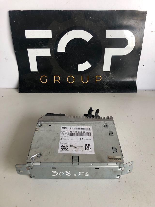 Sistema navegación radio gps magneti marellipeugeot 308 desde 2013 / 508 Referencia original : 9810475880