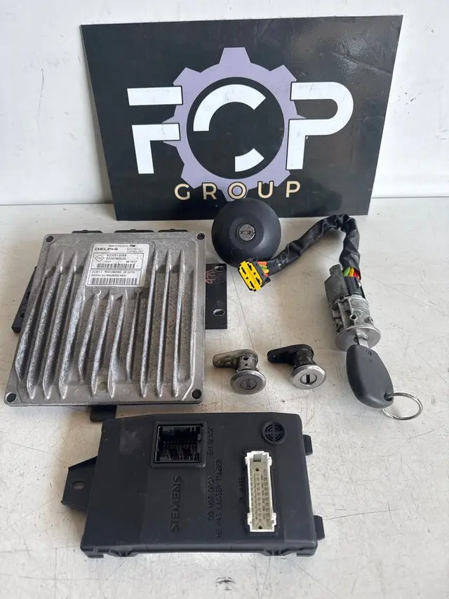 Kit de arranque para Dacia Logan 1.5Dci. DCM 1.2 Centralita Delphi Referencia : 8200513058-8200785530 Módulo Siemens : 8200296328 - U118522007