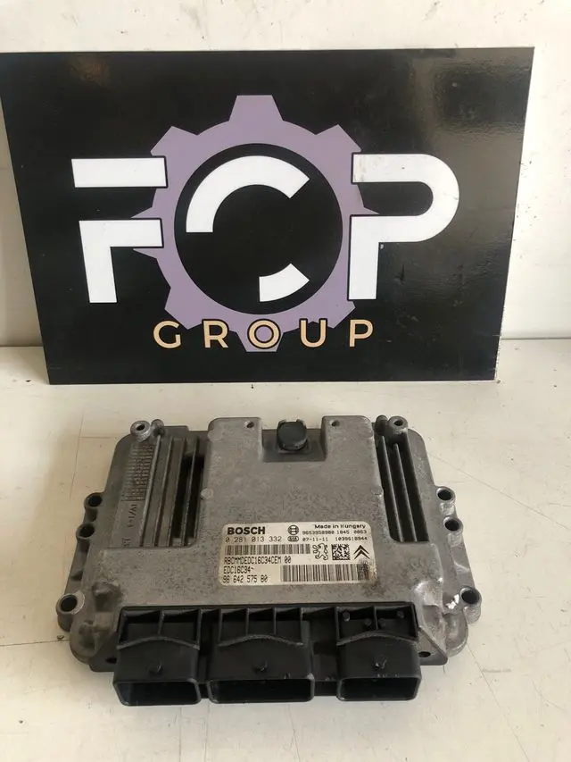 Centralita motor Peugeot Citroen Bosch EDC16C34CEM 00 Referencia original : 9664257580 Refeerencia Bosch : 0281013332