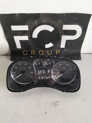 [C-TACH0068] Cuadro de instrumentos Peugeot 307 gasolina  Referencia original : P9654485080