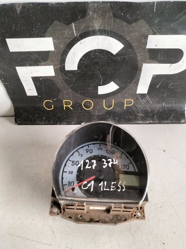 [C-tach0059] Cuadro de instrumentos Peugeot 107 / Citroën C1 Referencia original :ref : H1383800-OH132                 con 127374 km 