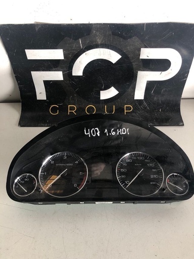 [C-TACH0085] Cuadro de instrumentos peugeot 407 1.6 HDI referencia original : 9658137280