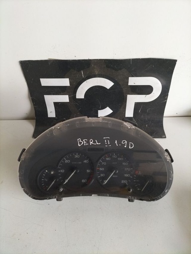 [C-TACH0094] Cuadro de instrumento Citroen Berlingo / Peugeot Partner   1.9D       referencia original  : 9651740080