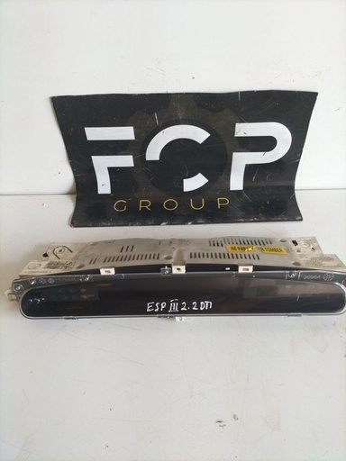 [C-TACH0122] Cuadro de instrumentos Renault Espace 3 2.2 DTI
referencia original : 6025402771
