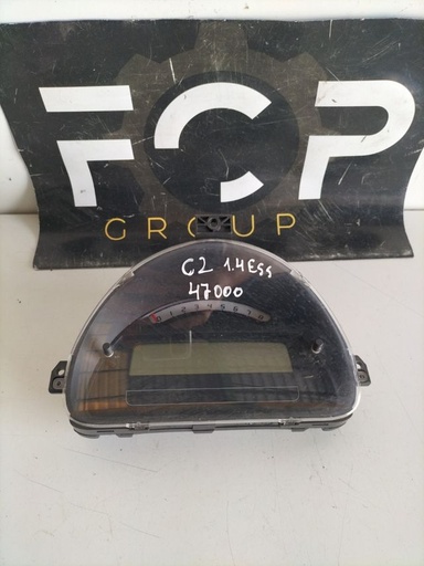 [C-TACH0128] Cuadro de intrumentos Citroën C2                   referencia original : 9660225780 con 47000 km 