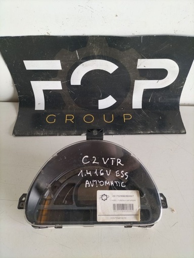 [C-TACH0211] Cuadro de instrumentos Citroën C2 1.4 VTS Gasolina Referencia original : 9652008080