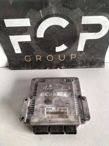 [ECU0226] Centralita Motor UCE Renault Laguna II (BG0) 1.9 DCI DIESEL CAT 74KW (101 CV) 2001 a 2008 Referencia Bosch : 0281010482 Referencia original : 8200126462 - 8200183770