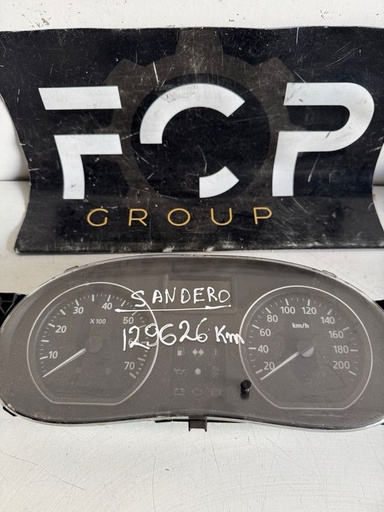 [C-TACH0249] Cuadro de intrumentos Dacia Sandero con 129626 km Referencia original : 248101432R