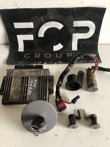 [KIT0017] Kit de arranque Peugeot 206 1.4 gasolina / Sagem : S2000-23 Ecu Motor Referencia original : 9643782480