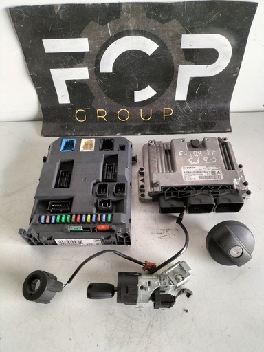 [KIT0046] kit de arranque Citroën C3 1.4HDI ECU Bosch Referencia : 0281017337 - Edc17C10 Referencia original PSA : 9676833080 BSI Referencia  : 9666952080