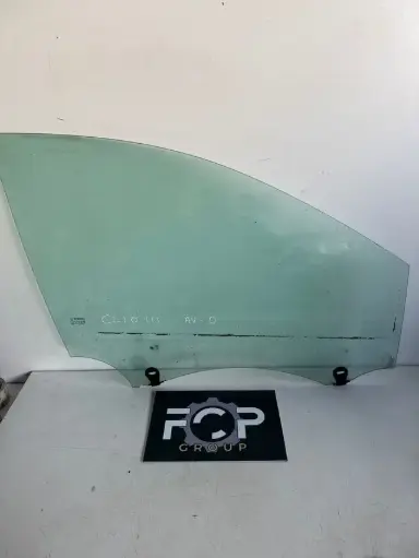 [VIT0053] Cristal / ventana delantero derecho para Renault Clio III seria 2      4 puertas    Cristal tintado.