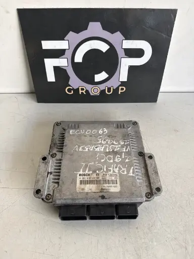 [ECU0063] Centralita motor UCE Bosch Renault Trafic 2 1.9 dci Referencia Bosch : 0281010633 Referencia Renault: HOM8200051609