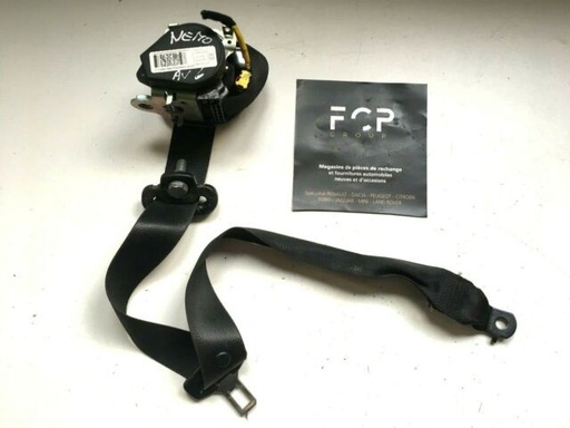 [CEIN0033] CINTURON DE SEGURIDAD DELANTERO IZQUIERDO CITROEN NEMO / PEUGEOT BIPPER 2008+ Referencia original : 7354391590E